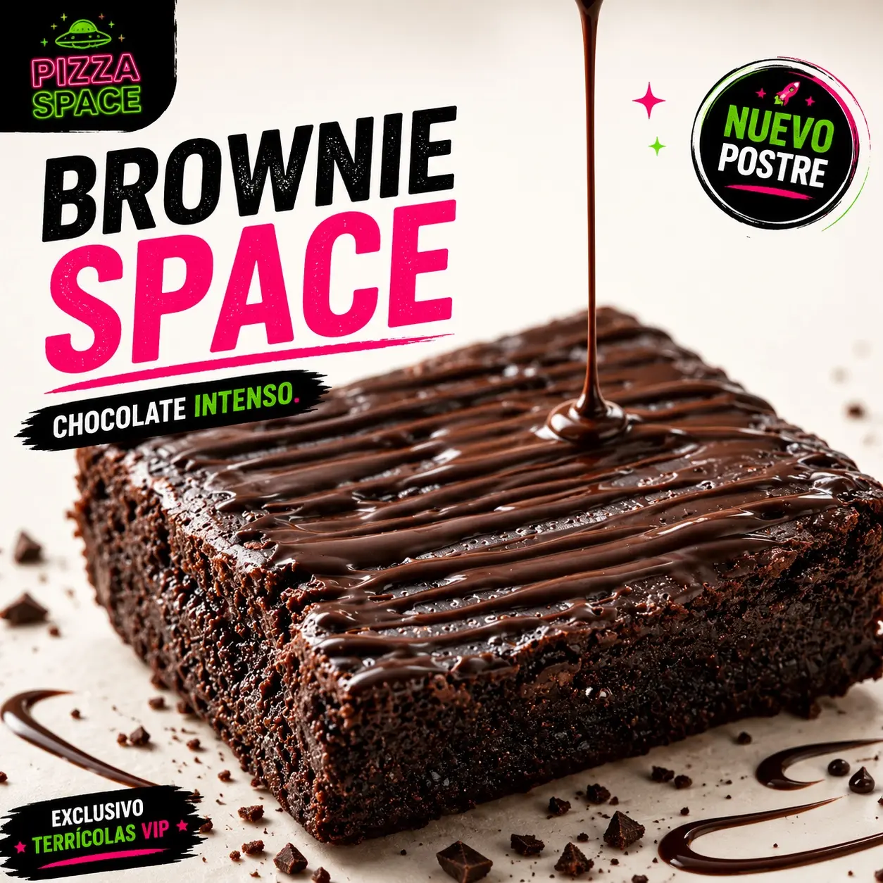 Cuadradito de Brownie Space